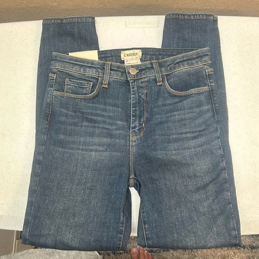NWT L’Agence Margot High Rise Skinny Jeans
